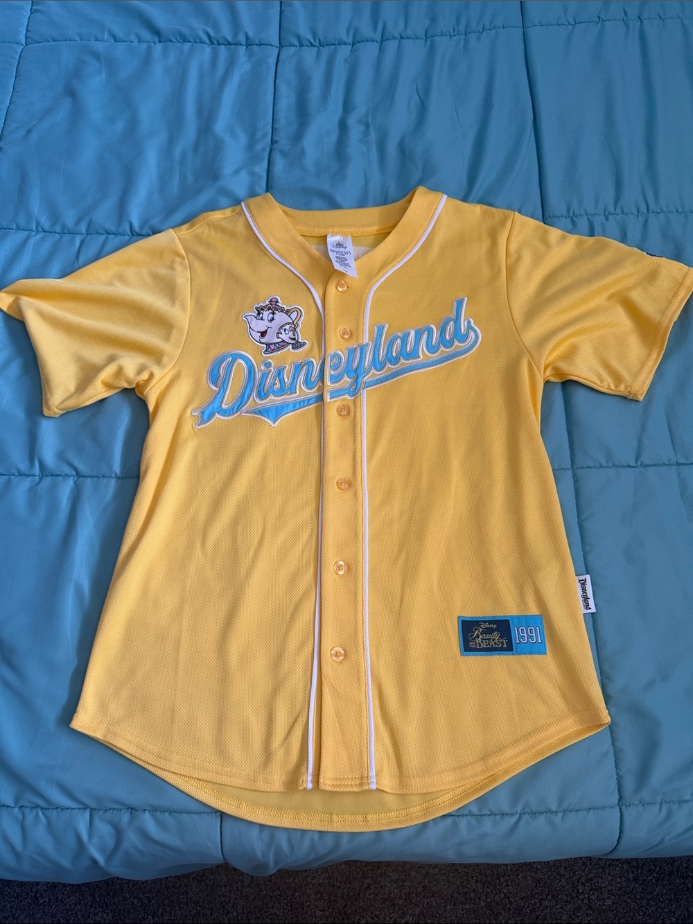 Disneyland Beauty and the Beast Belle Baseball Jersey for Adults Size XS